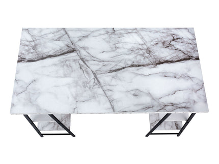 Computer Desk For Home Office, Laptop, Storage Shelves, Contemporary & Modern