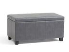 Dark Gray / Faux Leather