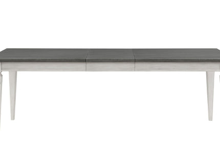 Katia - Dining Table With Leaf - Gray / White