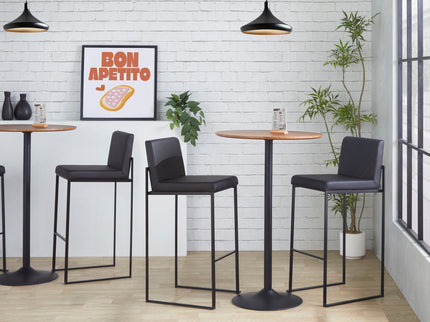 Fuji - Contemporary High Back Barstool Elegant Design
