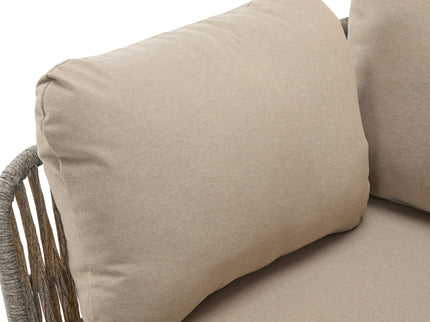 Rope Lounge Chair With Cushions For Modern Spaces