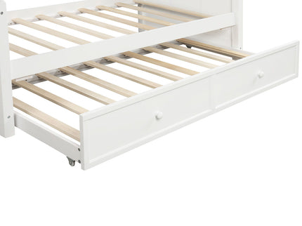 Twin Size Daybed & Twin Size Trundle - White
