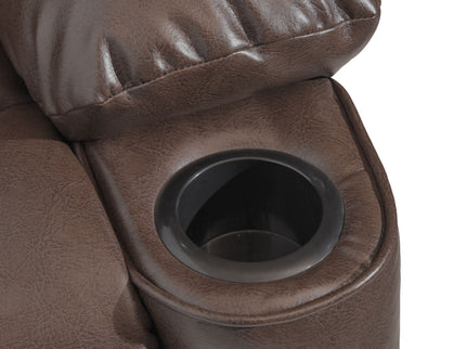 Tufted Design Wide Manual Recliner Chair