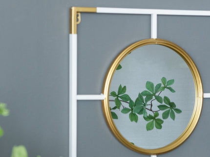 3 Mirror Piece Wall Mirror InRectangular Frame, Home Wall Decor For Bedroom Living Room