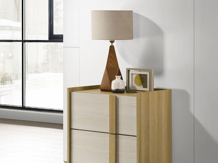 Lincoln - 2 Drawer Nightstand - Natural