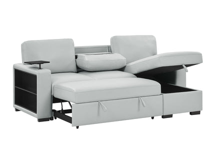 Tracey - Sofabed With Pullout - Silver