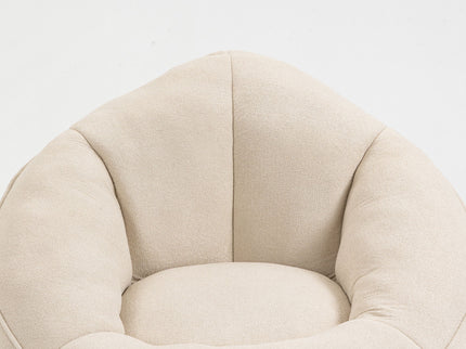 Bedding Bean Bag Sofa Chair High Pressure Foam With Footrest