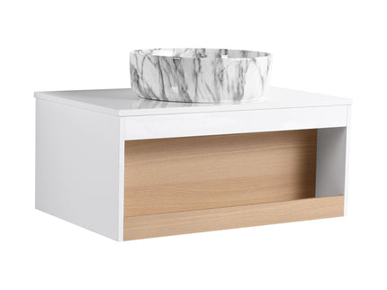 Floating Bathroom Vanity With Vessel Sink