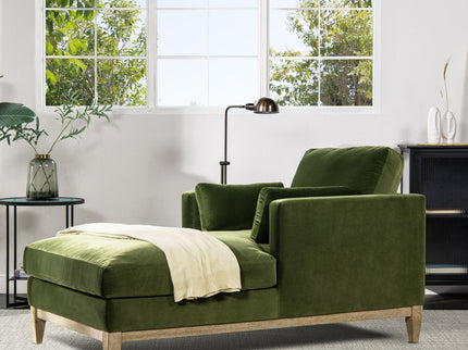 Knox - Modern Farmhouse Chaise Lounge Chair