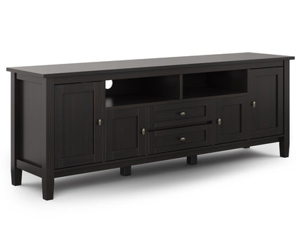 Warm Shaker - TV Media Stand - Hickory Brown