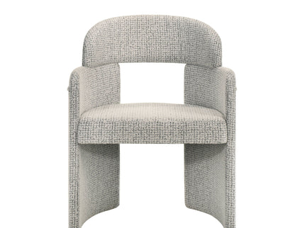 Kyree - Arm Chair (Set of 2) - Ivory / Gray