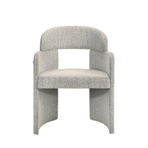 Kyree - Arm Chair (Set of 2) - Ivory / Gray