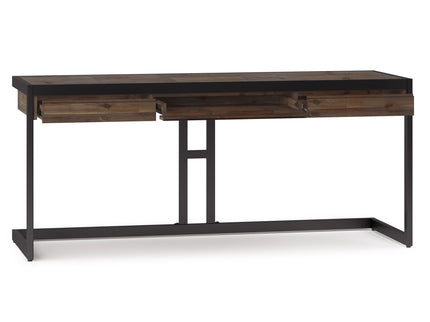 Erina - Large Desk - Rustic Natural Aged Brown