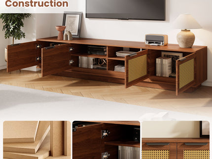 TV Stand, Media Console - Walnut
