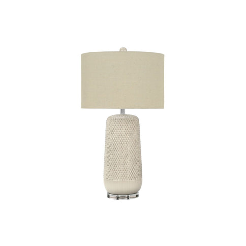 Contemporary Lighting, Table Lamp, Ceramic, Resin - Cream