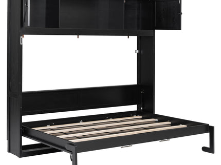 Murphy Bed With Storage Cabinets