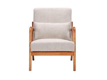 Accent Arm Chair With Pillow Upholstered