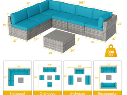 Modern Patio Set With Coffee Table