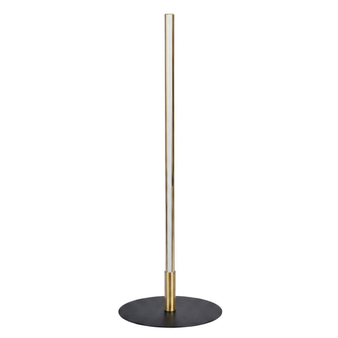 Dimond - LED Table Lamp With On / Off Switch Round Base - Black / Gold