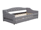 Dark Gray / Twin Long / 2 Drawers