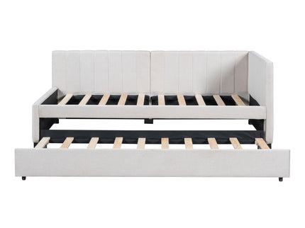 Upholstered Daybed, Sofa Bed Frame, No Box Spring Needed
