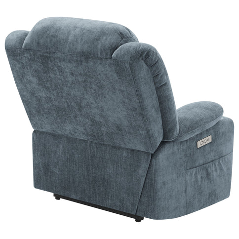 Beca - Upholstered Power Lift Recliner With Cupholders And USB Charging