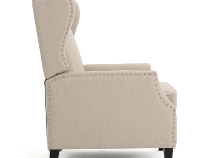 Westeros Wing Back Fabric Upholstered Recliner