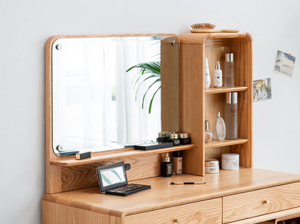 Compact Table Dresser, Accessories Storage Width Drawer - Natural