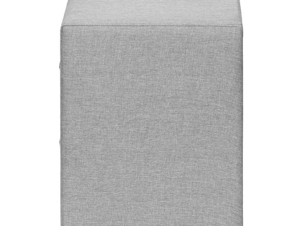 Nightstand, Storage Drawer Versatile Use, Upholstered, Transitional