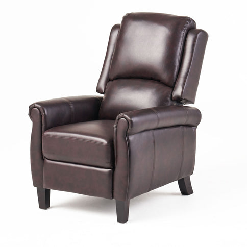 Memphis - Standard Recliner Club Chair - Burgundy