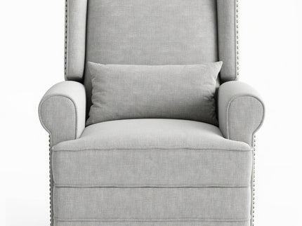 Extra Wide Swivel Recliner Glider Chair With Footrest