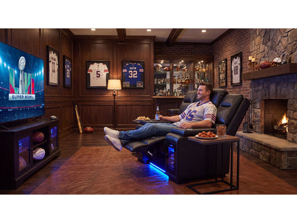 Sinai - Power Recliner With Dual Adjustment - Black