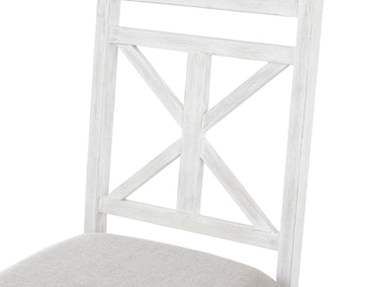 Dining Set With Extendable Round Table And 4 Upholstered Chairs