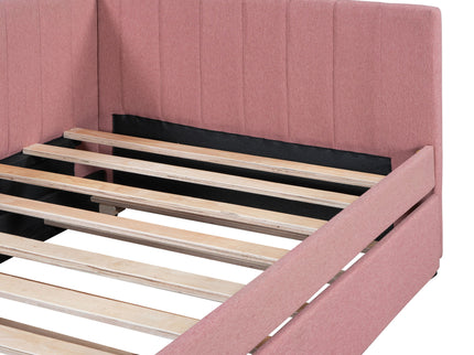 Upholstered Daybed, Sofa Bed Frame, No Box Spring Needed
