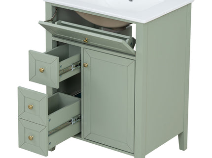 Bathroom Vanity With Sink, Soft Closing Cabinet