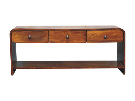 Aspen - Slim Media Unit - Dark Brown