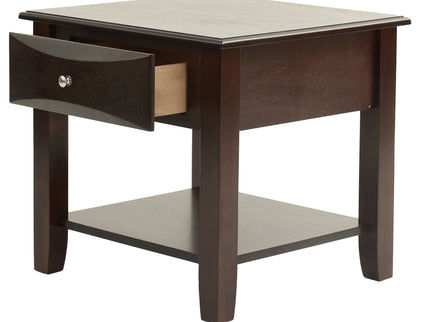 Table Set With Drawers And Open Shelf Storage