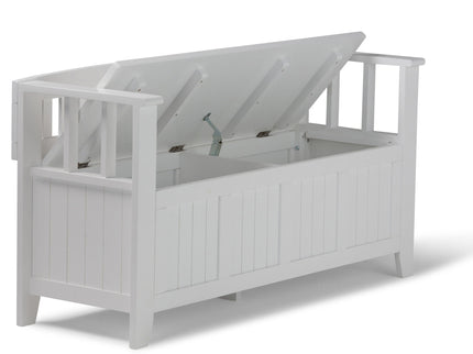 Acadian - Entryway Storage Bench, Handcrafted