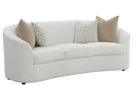 Rory - 2 Piece Sloped Arms Living Room Set - Ivory White