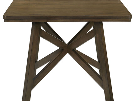 Maxine - Square Counter Height Dining Table - Brown