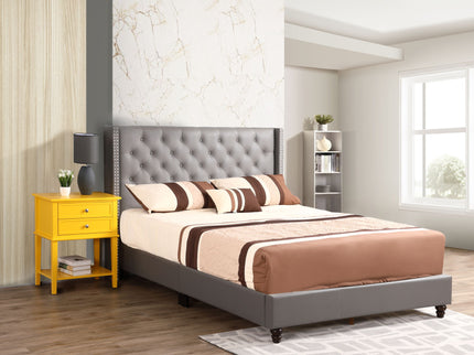 Nailhead Bed Transitional Vibrant