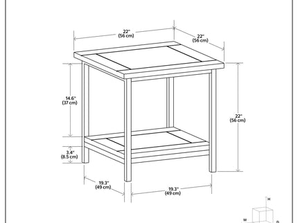 Skyler - Handcrafted Multipurpose Table