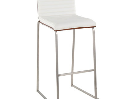 Mason Mara - Contemporary Fixed Height Barstool (Set of 2)