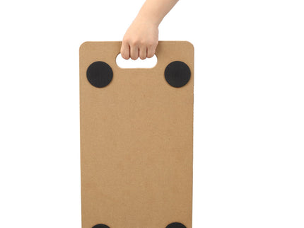 Furniture Moving Dolly, Heavy Duty Wood Rolling Mover With Wheels For Piano Couch Fridge Heavy Items, Securely Holds 500 Lbs (Set of 4) - Natural