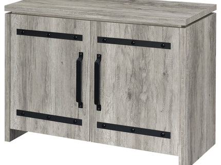 2 Door Accent Cabinet With Accents - Gray
