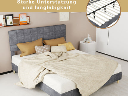 Yungan Lingge Minimalist Soft Pack Headboard Bed