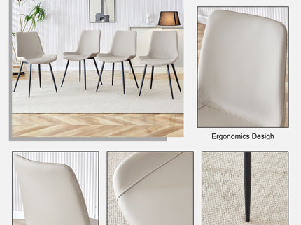 Modern Medieval Style Restaurant Cushioned Chairs With Suede Backrests