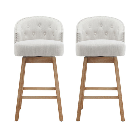 360 Degree Rotation Swivel Counter Stools (Set of 2)