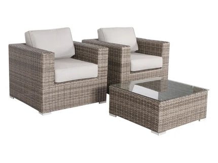 2 Person Seating Set With Cushions