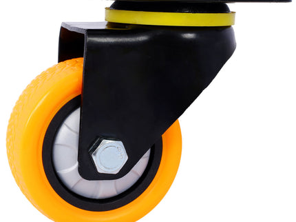 Heavy Duty Furniture Dolly Trolley Car, Aluminum Frame With 3" Tpu Professional Casters, Brake Option